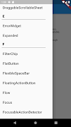 Flutter Widgets スクリーンショット 1