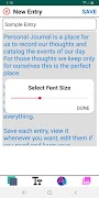 Personal Journal ภาพหน้าจอ 3