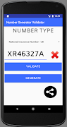 Number Validator Generator โปสเตอร์