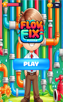 Flow Fix Puzzle Game Cartaz