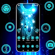 Tema de alta tecnologia Cartaz