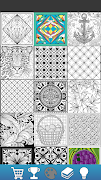 Mandala Pattern Coloring Book capture d'écran 1
