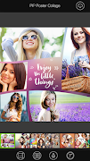 برنامه‌نما PIP Poster Collage Maker عکس از صفحه