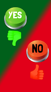 Yes No Buttons | Asking game-poster