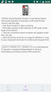 TOKEN2 Serial number reader скриншот 1