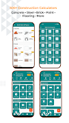 Construction Calculator A1 captura de pantalla 7