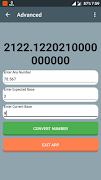 برنامه‌نما Base Converter عکس از صفحه