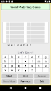 Word Matching Game Screenshot 1