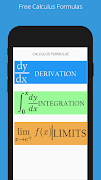 Calculus Formulas پوسٹر