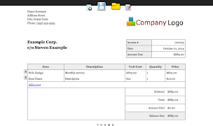 Editable Invoice Droid 스크린샷 2