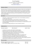 6 Schermata CV Examples: PDF CV Templates