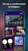 برنامه‌نما iPhone Widgets i16 عکس از صفحه
