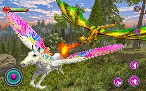 Flying Pegasus Baby Unicorn 3D ảnh chụp màn hình 1