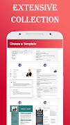 برنامه‌نما Resume Builder CV maker عکس از صفحه