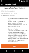 Velocity Interview App تصوير الشاشة 4