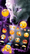 Wolf Lightning Keyboard Theme স্ক্রিনশট 2