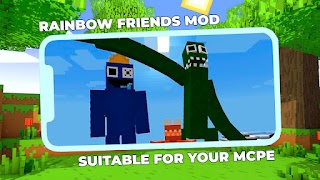 Rainbow Friends Mod for MCPE capture d'écran 7