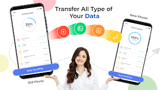 Mobile Transfer - نقل البيانات الملصق