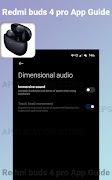 برنامه‌نما Redmi buds 4 pro App Guide عکس از صفحه