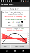 Projectile Motion Tutor Screenshot 1