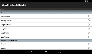 Web API for Google Maps Free تصوير الشاشة 5