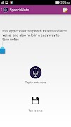 Speech Note imagem de tela 1