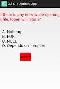 C and C++ Aptitude Ekran Görüntüsü 4