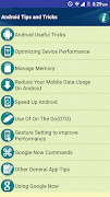 Tips Tricks for Android Phones Affiche