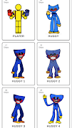 Comment dessiner Huggy Wuggy capture d'écran 1