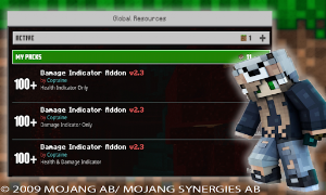 Damage/HP Indicator Mod for Minecraft PE - MCPE penulis hantaran
