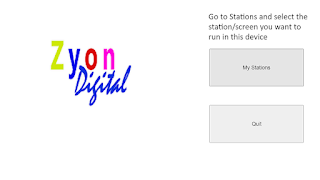 Digital Signage-Local interface screenshot 5