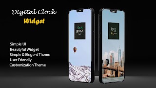 Digital Clock Widget স্ক্রিনশট 1