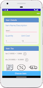 Invoice Template syot layar 6