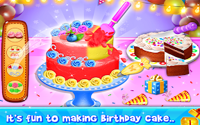 Birthday Cake Maker Cooking 스크린샷 5