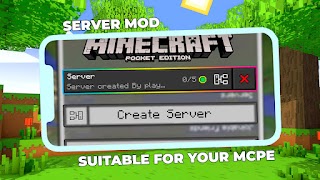 Server Mod for Minecraft Poster