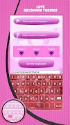 Love Keyboard Theme screenshot 2