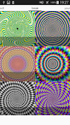 Optical illusion-eye training poster