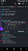 برنامه‌نما Java N-IDE - Android Builder - Java SE Compiler عکس از صفحه