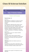 Class 10 Science Solution 스크린샷 2