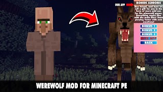 Werewolf Mod for Minecraft PE syot layar 1