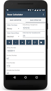 Base Converter & Calculator captura de pantalla 3