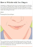 How to Whistle With Fingers screenshot 1