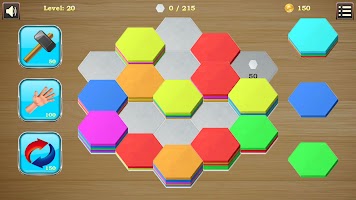 Sort Hexa Tiles Ekran Görüntüsü 1