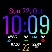 Watch Face Mooon ảnh chụp màn hình 6