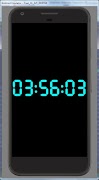 Digital Clock with Metronome poster