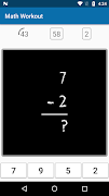 برنامه‌نما Math Workout (Mental Math for  عکس از صفحه