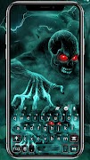 الكيبورد Zombie Skull 2 الملصق