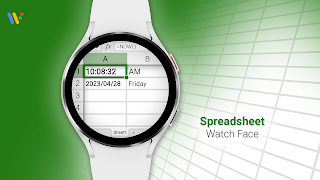 Spreadsheet Watch Face Plakat