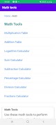 Math Tools screenshot 1