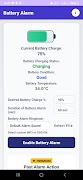 برنامه‌نما Battery Alarm عکس از صفحه
